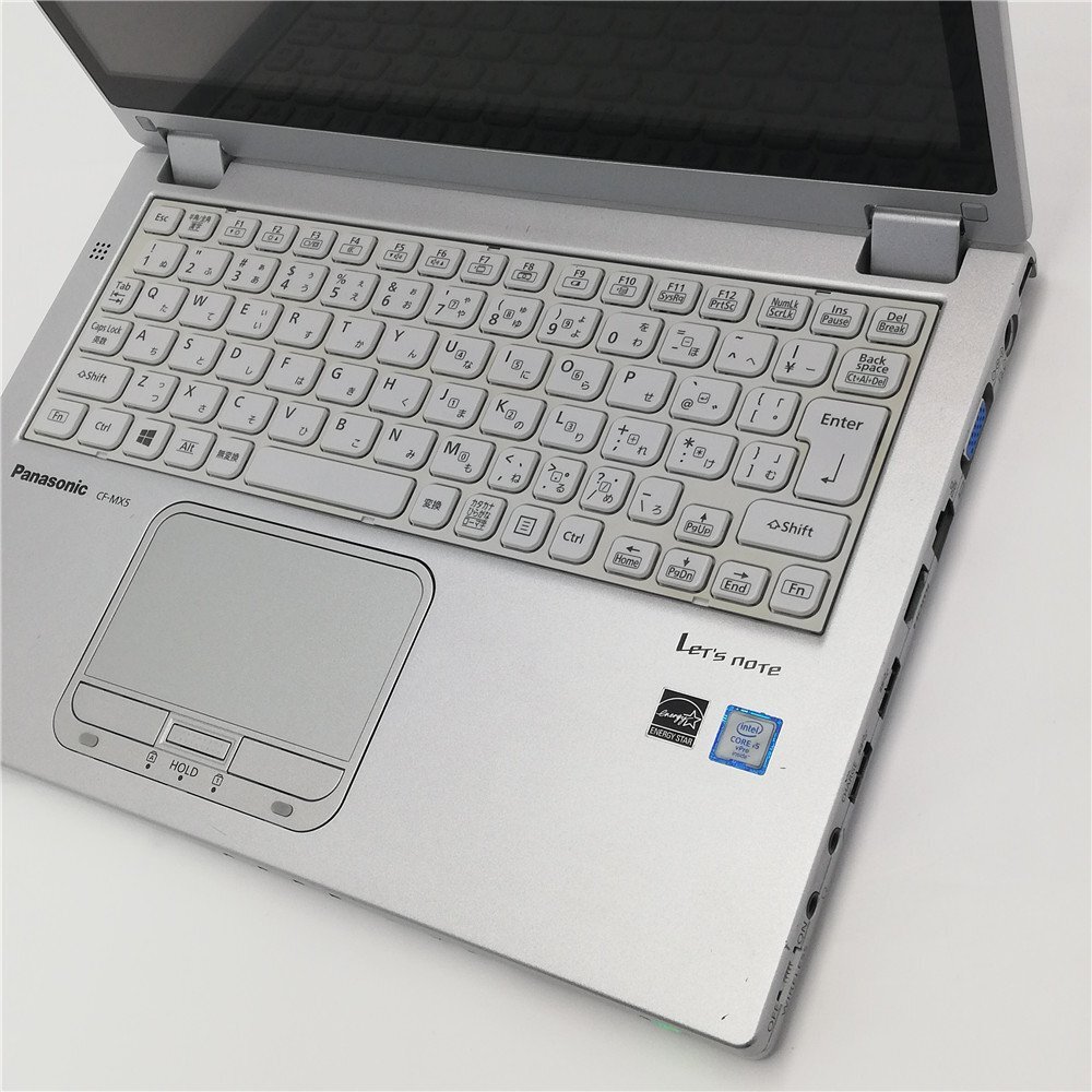 1円～ 高速SSD タッチ可 日本製 ノートパソコン Panasonic CF-MX5AFAVS 中古良品 第6世代Core i5 無線 Bluetooth カメラ Windows11 Office_画像7