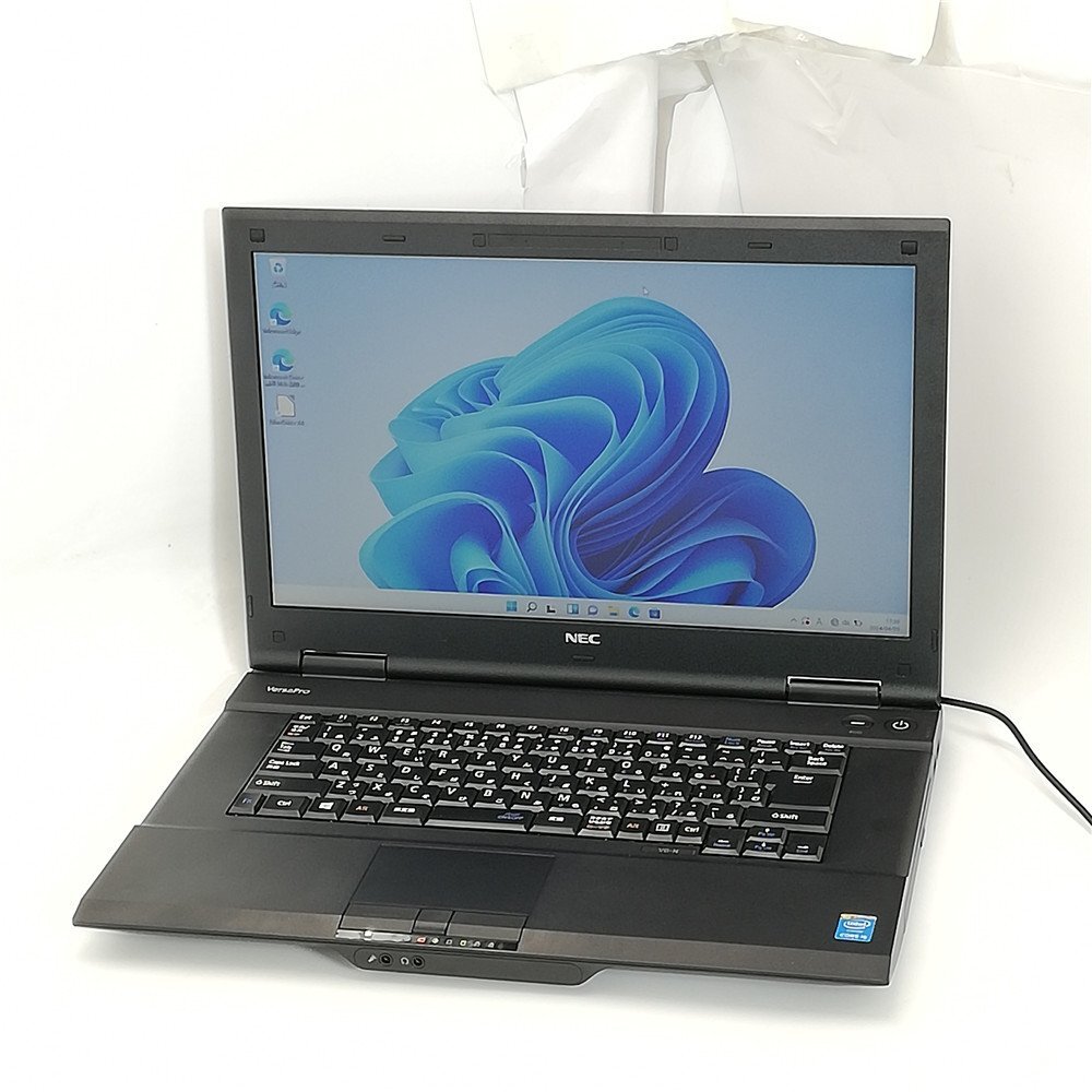 1円～ 激安 保証付 ノートパソコン NEC PC-VK27MDZNN 中古良品 15.6インチ 第4世代Core i5 8GB DVD Windows11 Office 即使用可 初心者向け_画像2