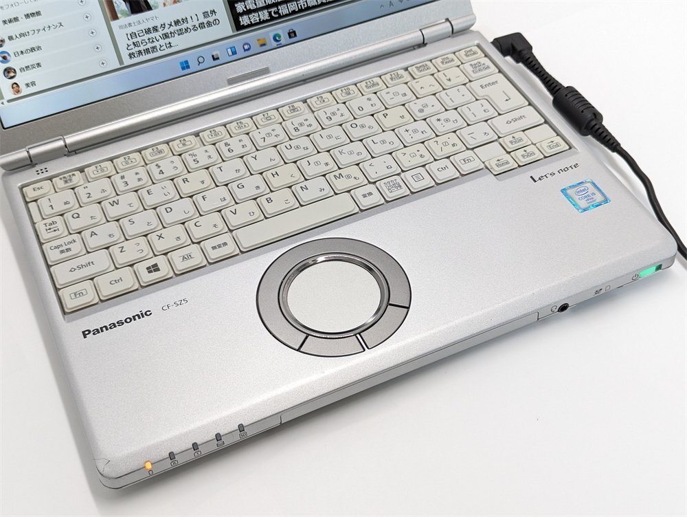 80台限定 高速SSD256GB ノートパソコン Panasonic CF-SZ5PDYVS 中古良品 第6世代i5 8GB 無線 Bluetooth カメラ Windows11 Office 保証付きの画像2