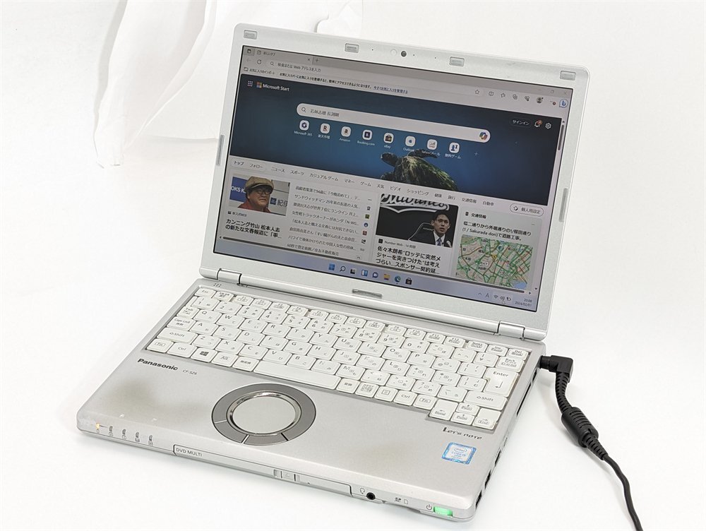 50台限定 新品SSD256 ノートパソコン Panasonic CF-SZ6RD6VS 中古良品 第7世代Core i5 4GB DVDRW 無線 Bluetooth Windows11 Office 保証付_画像1