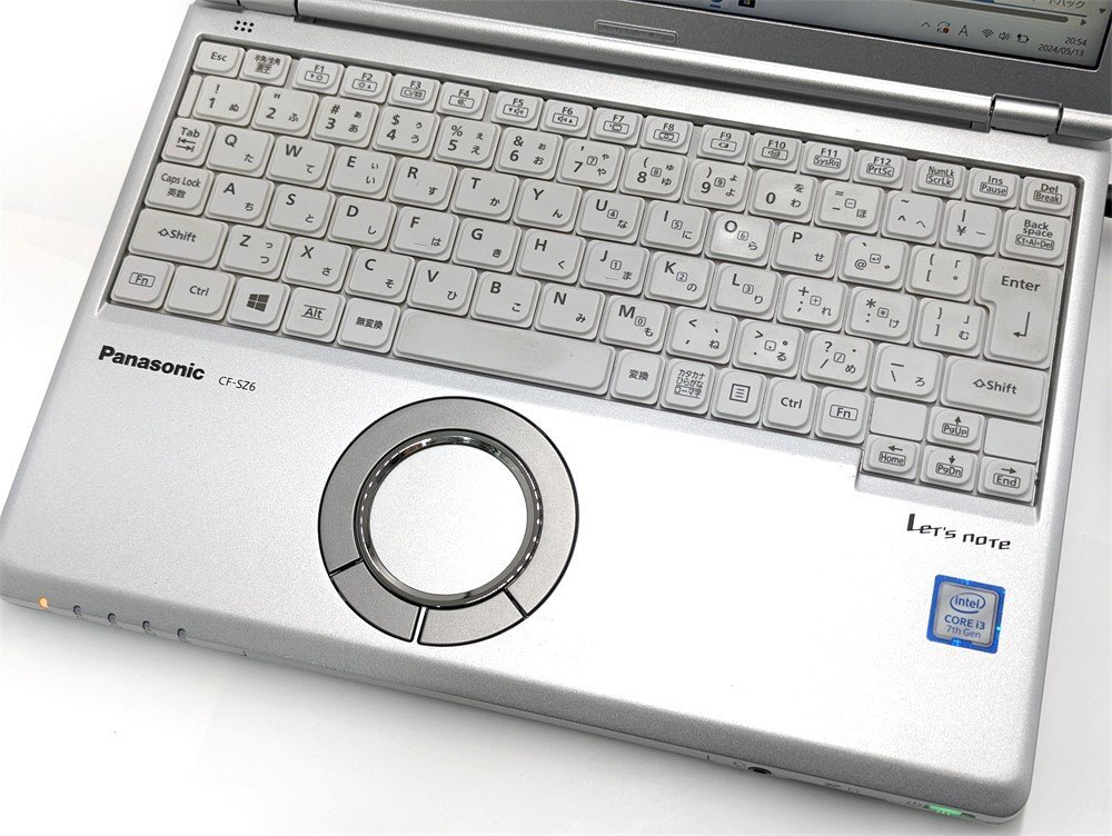 激安 中古良品 即使用可 ノートパソコン Panasonic CF-SZ6ADLVS 12.1型 第7世代 i3 8GB 高速SSD 無線 webカメラ Windows11 Office_画像3