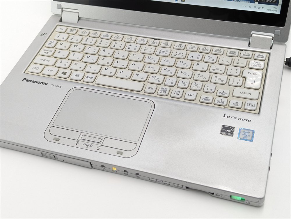 20台限定 新品SSD256 タッチ LTE対応 12.5型 中古ノートパソコン Panasonic CF-MX5AFBVS 第6世代 i5 DVDRW 無線 Windows11 Office_画像3