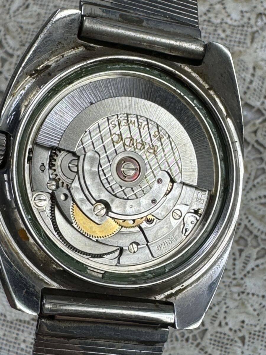 ラドー RADO 自動巻 腕時計 自動巻き 稼働品 純正ベルト　現状中古品_画像6