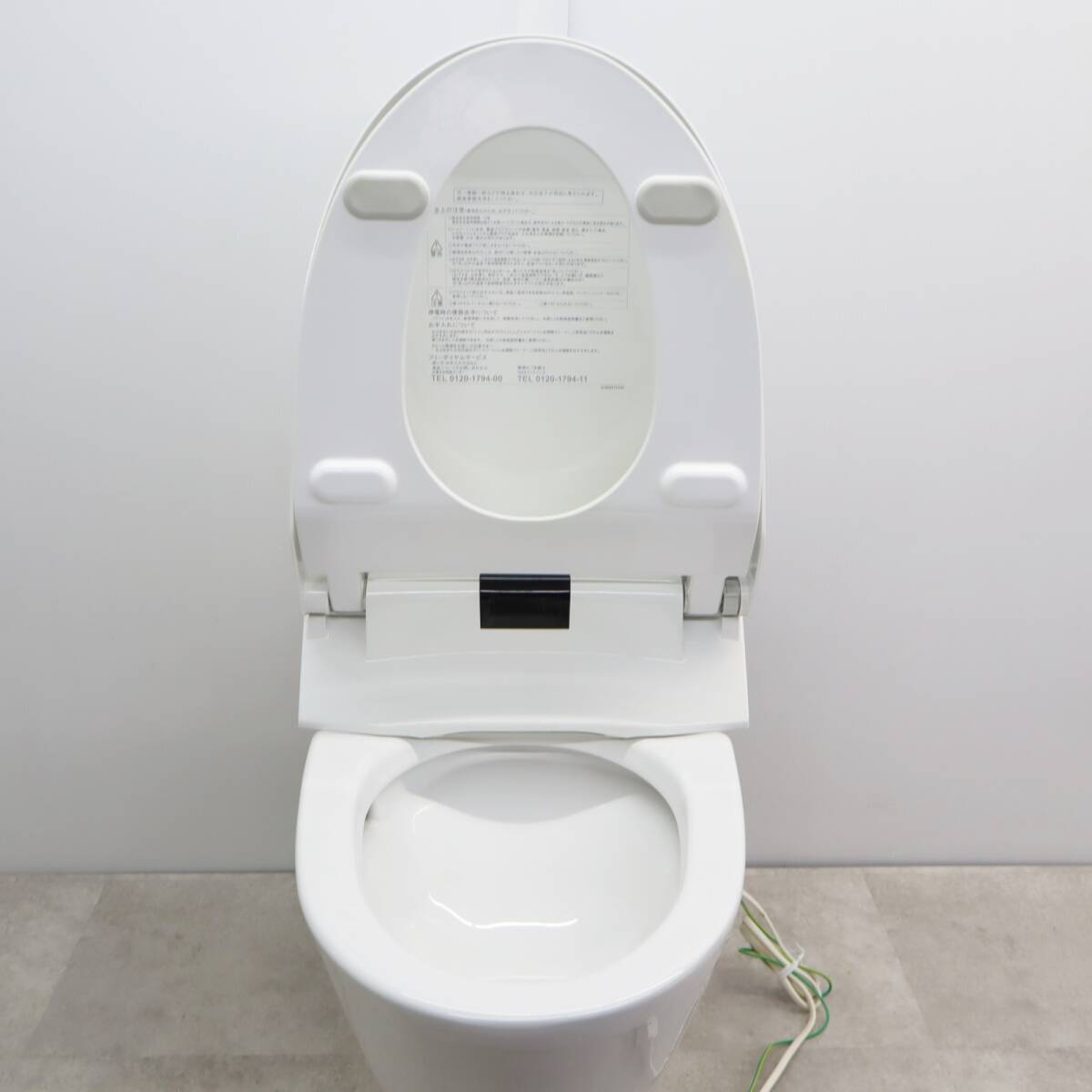 ♪殺菌洗浄済み ｜シャワートイレ　一体型洋便器｜INAX DV-S414A/BW1 サティス｜2012年製 ■P2132_画像6