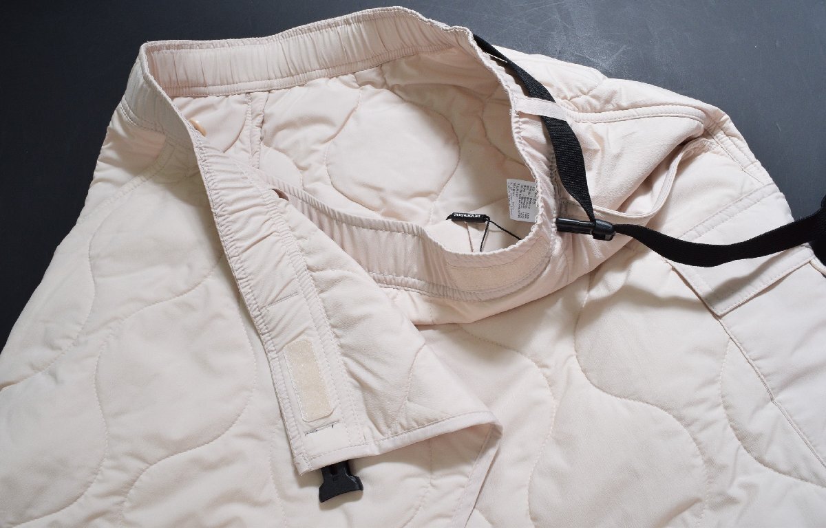 1265-24F0354★THE NORTH FACE ザ ノースフェイス 新品★キルティングスカート 75（L）ベージュ WomenS CAMPER V SKIRT SAND_SHELL_画像7