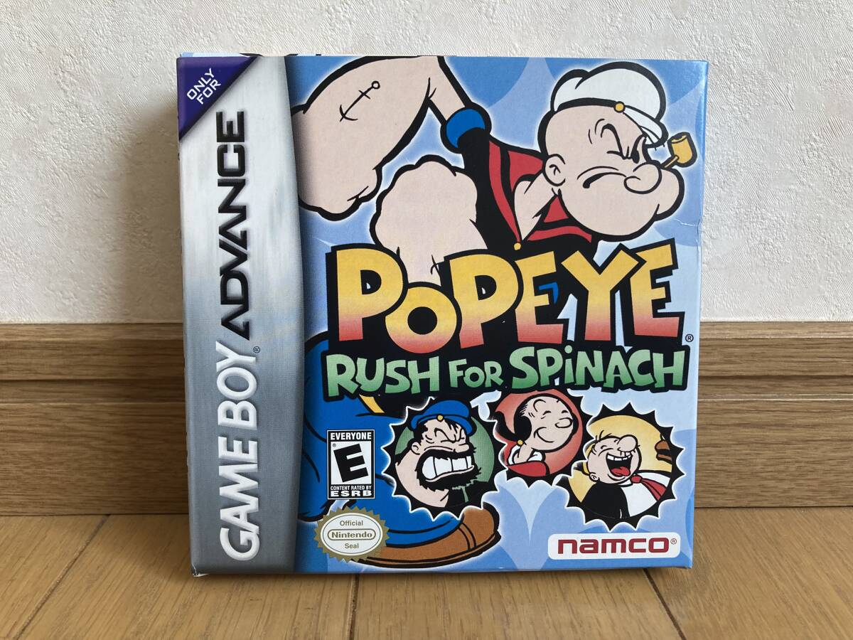 ポパイ Popeye Rush for Spinach 美品 北米版 海外版 ゲームボーイアドバンス GBA_画像1