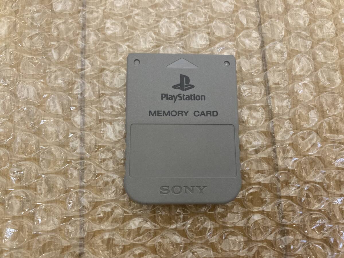 PS PS1 メモリーカード SCPH-1020 ライトグレー 美品_画像2