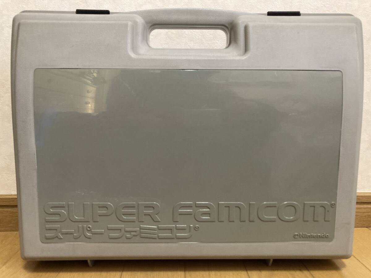 スーパーファミコン 本体 収納ケース スーパーマリオワールド トレイ 内箱付き_画像2