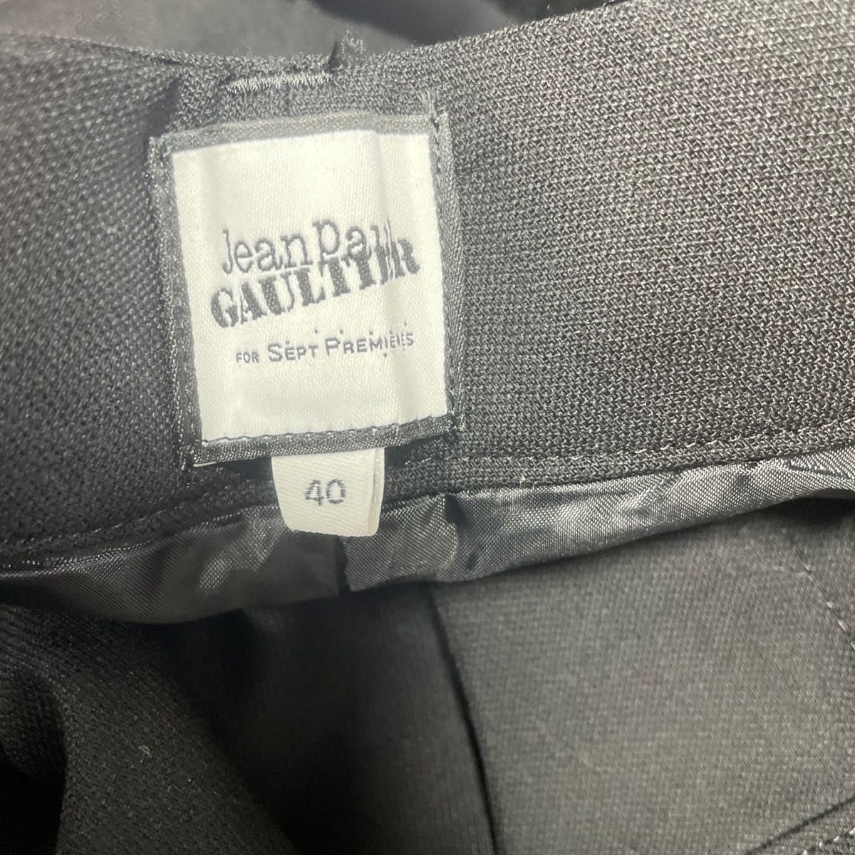 Jean Paul GAULTIERジャンポールゴルチエ セットアップ 黒 42 大きいサイズ