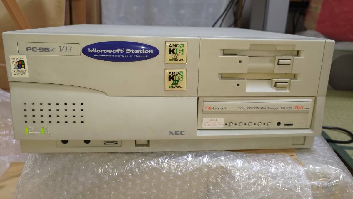 Yahoo!オークション - PC-9821 V13 K6-III 400Mhz FDD2台 Yahoo!オークション - PC-9821 V13 K6-III 400Mhz FDD2台