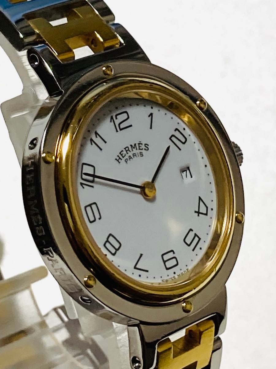 美品！　HERMES エルメスクリッパー　ボーイズサイズ　男女兼用　腕時計