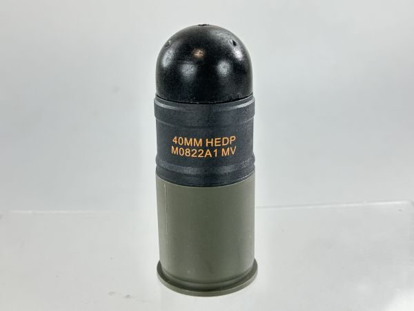 FCW スプリング式 スポンジ弾頭 40㎜ カートリッジ 各種グレネードランチャー対応可能 ナイロン外装 検)M4 A1 M16 M870 MGL M79 HK69の画像1