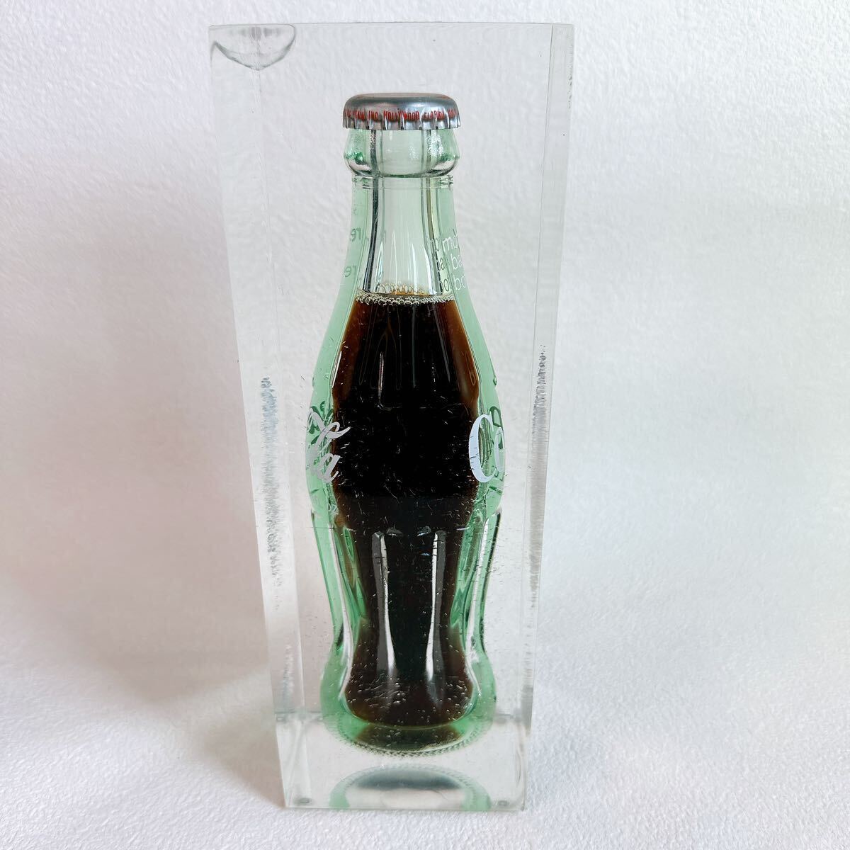 コカコーラボトル アクリルオブジェ Coca-Cola 瓶 インテリア 飾り 当時物 ヴィンテージ レトロ アンティーク コレクション 昔 古い_画像4
