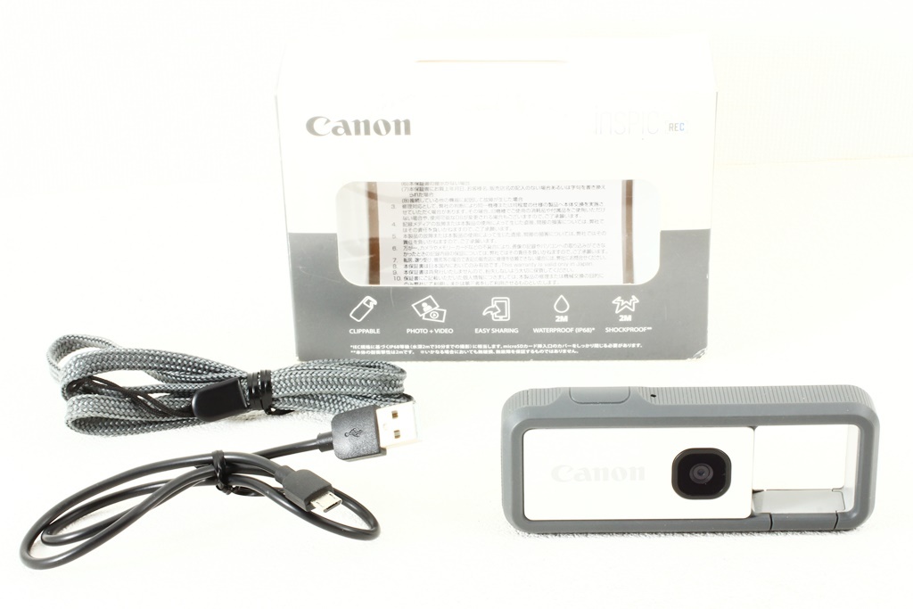 極上品◆Canon キヤノン iNSPiC REC FV-100◆デジタルカメラ/A4527_元箱など付属品揃った極上品です！