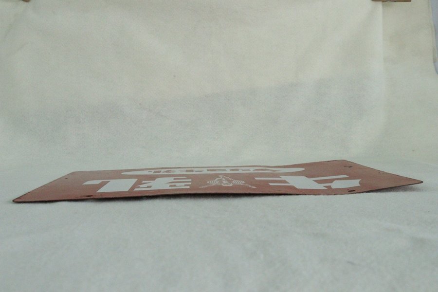 TB526 rare! Glyco milk horizontal both sides signboard * that time thing / Showa Retro / tin plate signboard / iron made / signboard / wall hanging / shop / Novelty / exhibition / rare / old tool tag boat 