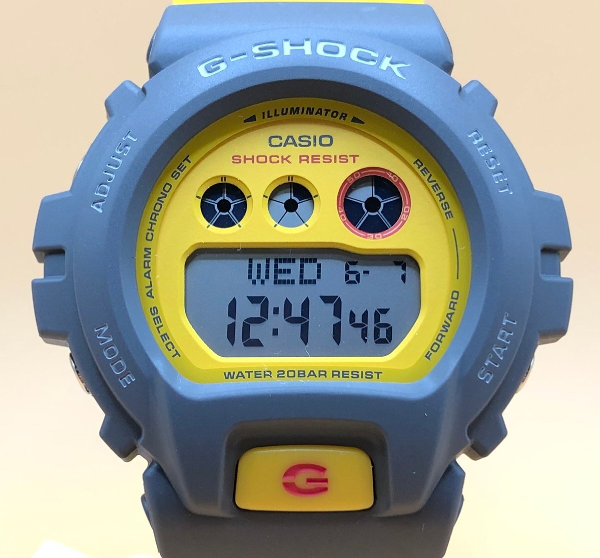 ☆未使用品☆ CASIO G-SHOCK GMD-S6900Y イエロー カシオ ジーショック デジタル 腕時計 [771-0316-N3]_画像1