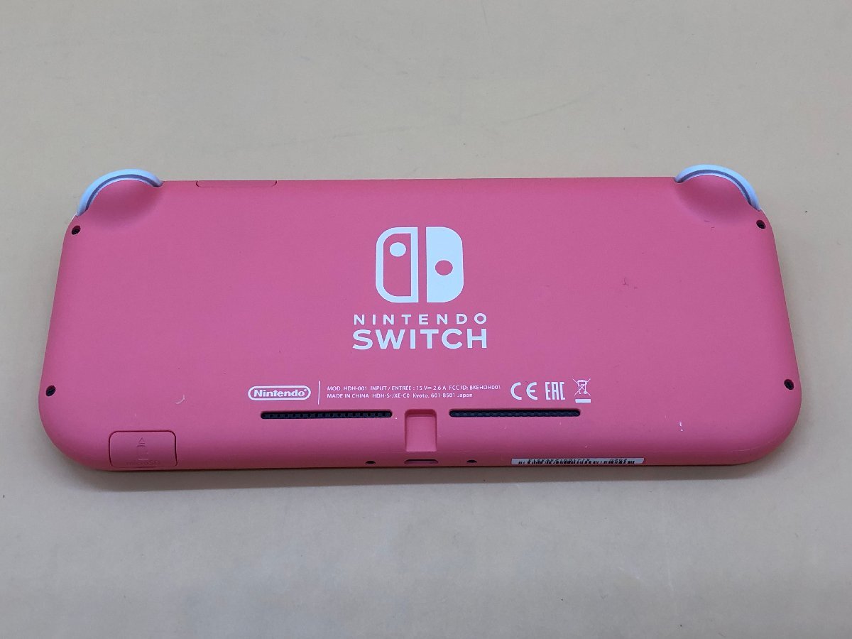 1円～ Nintendo Switch Lite HDH-001 コーラル 任天堂 スイッチ ライト ゲーム【ジャンク・現状品】動作不良/不明/難有り等 [296-0426-T1]の画像1