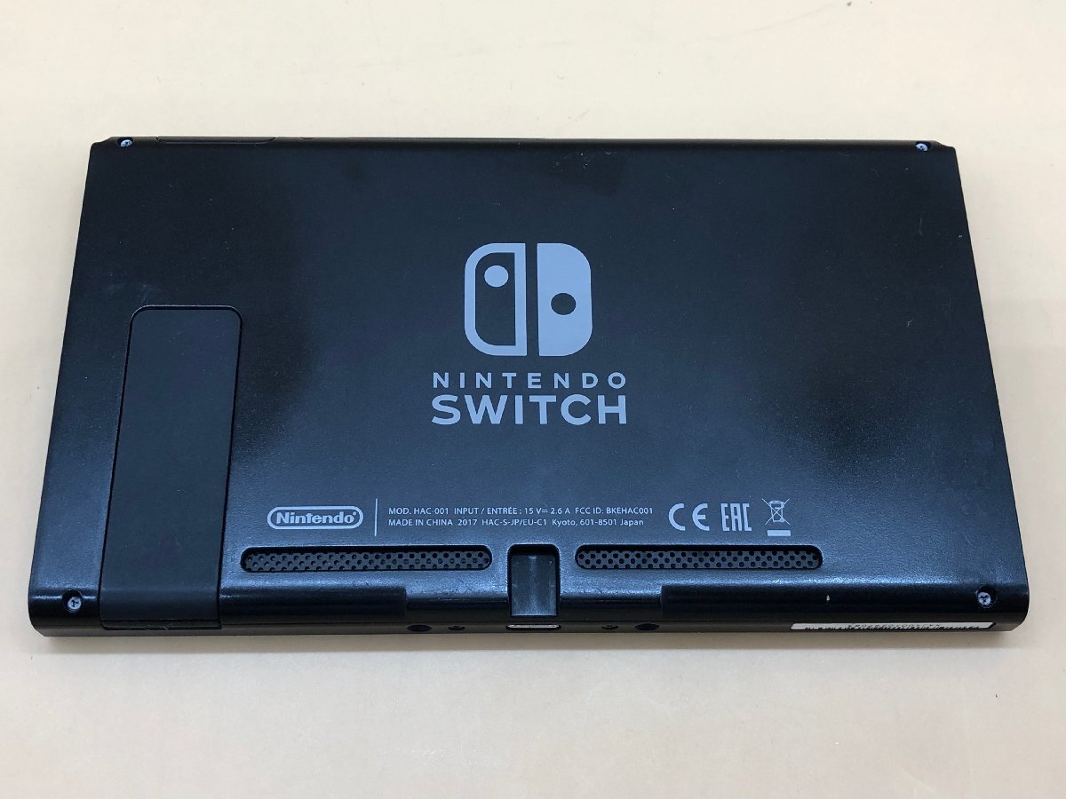 1円～ NINTENDO SWITCH HAC-001 【ジャンク・現状品】 任天堂 スイッチ ゲーム機 本体のみ 動作不良/不明/難有り等 [296-0517-7T1]_画像1