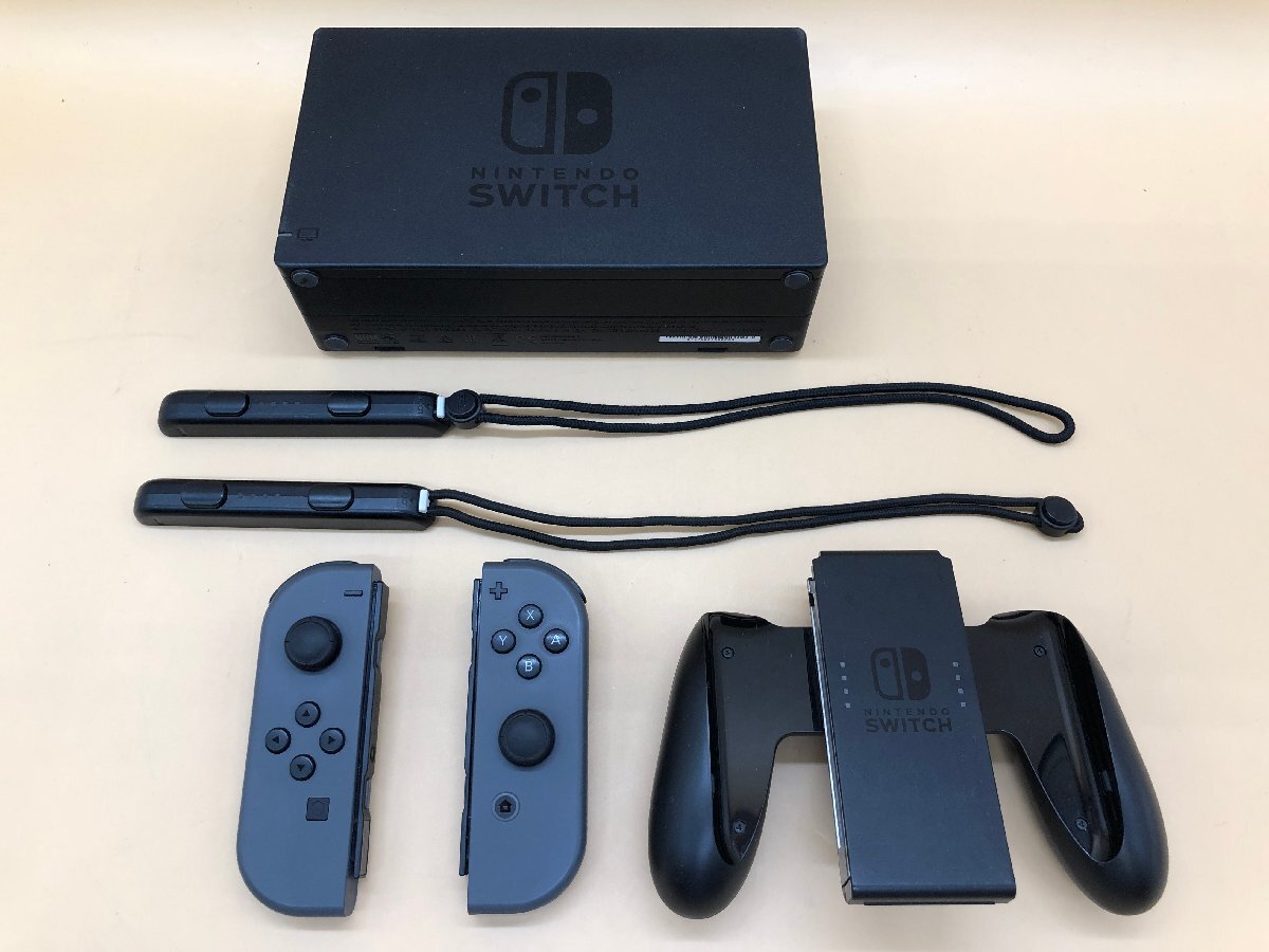 1円～ Nintendo Switch バッテリー強化版 HAC-001(-01) グレー 任天堂 スイッチ ニンテンドー ゲーム機 ☆良品☆ [296-0517-T4]_画像8