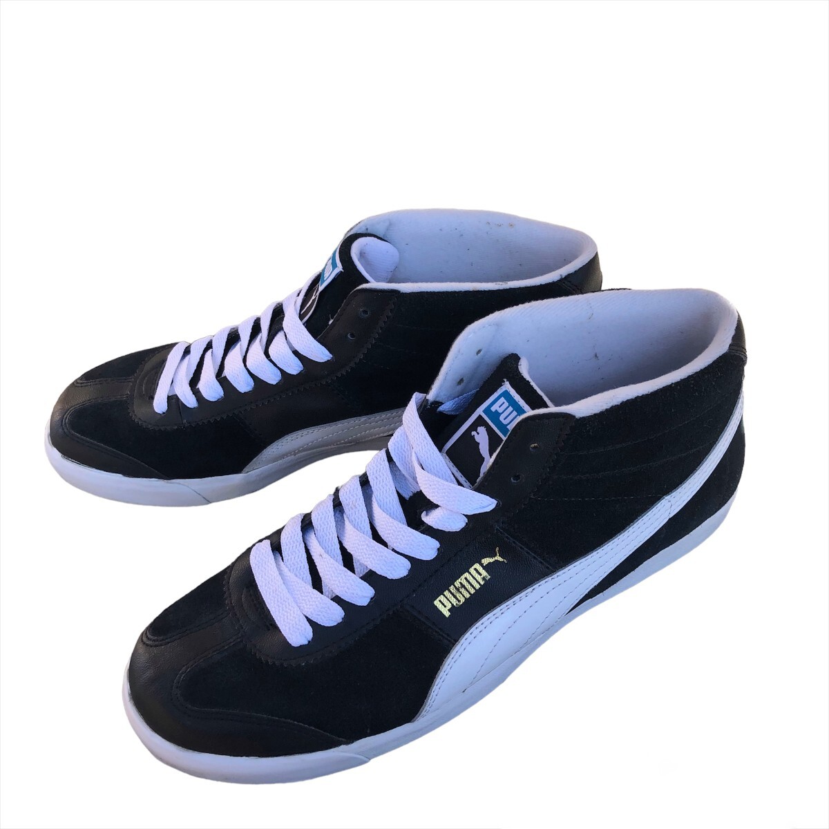 PUMA suede mid プーマ スウェード ミッド 本皮 レザー ブラック　28cm_画像2