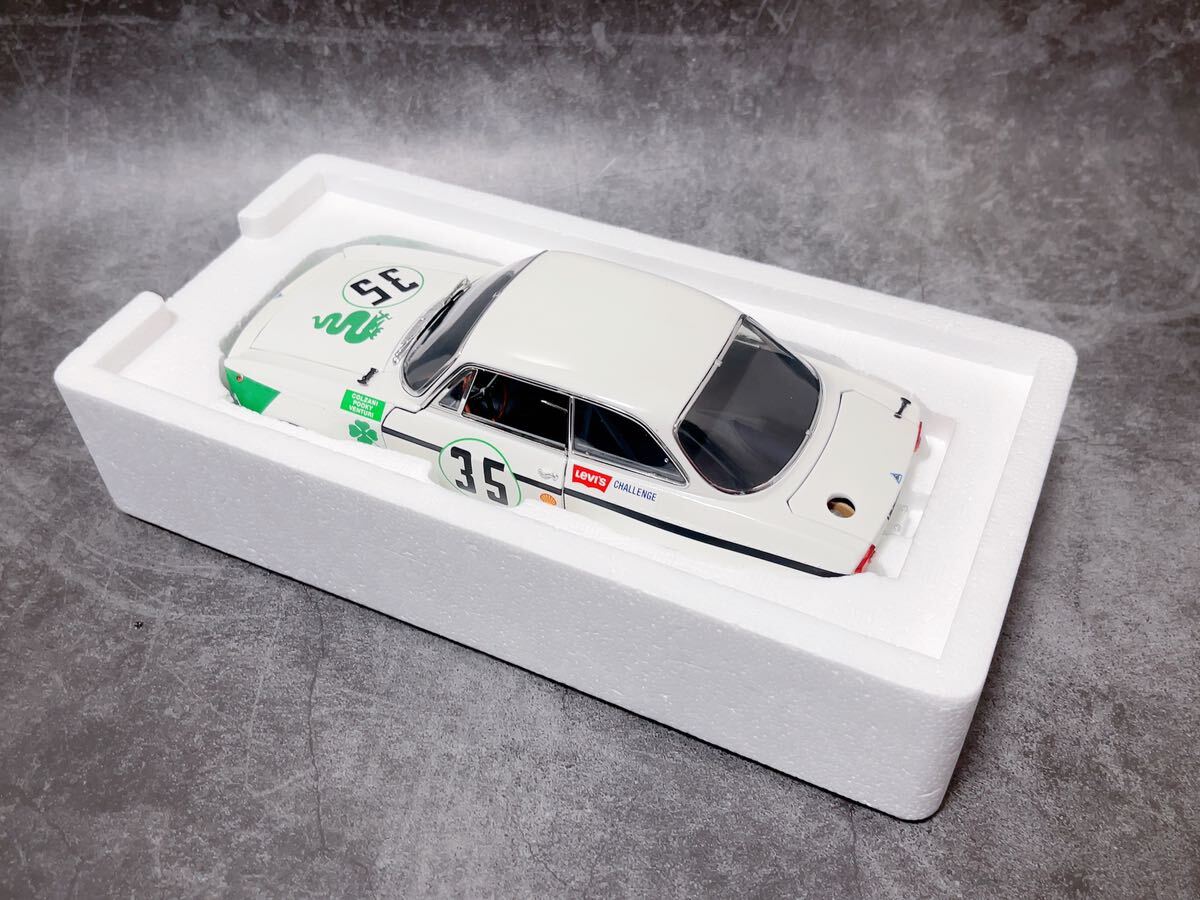 PAUL'S MODEL ART 1/18 MINICHAMPS ALFA ROMEO GTA 1300 JUNIOR JARAMA 1972 ミニチャンプス　アルファロメオ GTA ジュニア　≠autoart_画像3