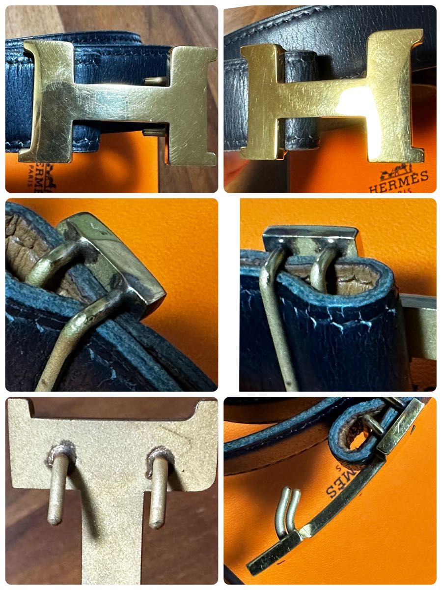 レア エルメス コンスタンス ゴールドバックル ベルト ヴィンテージ HERMES エルメス コンスタンス ベルト ヴィンテージ ゴールド