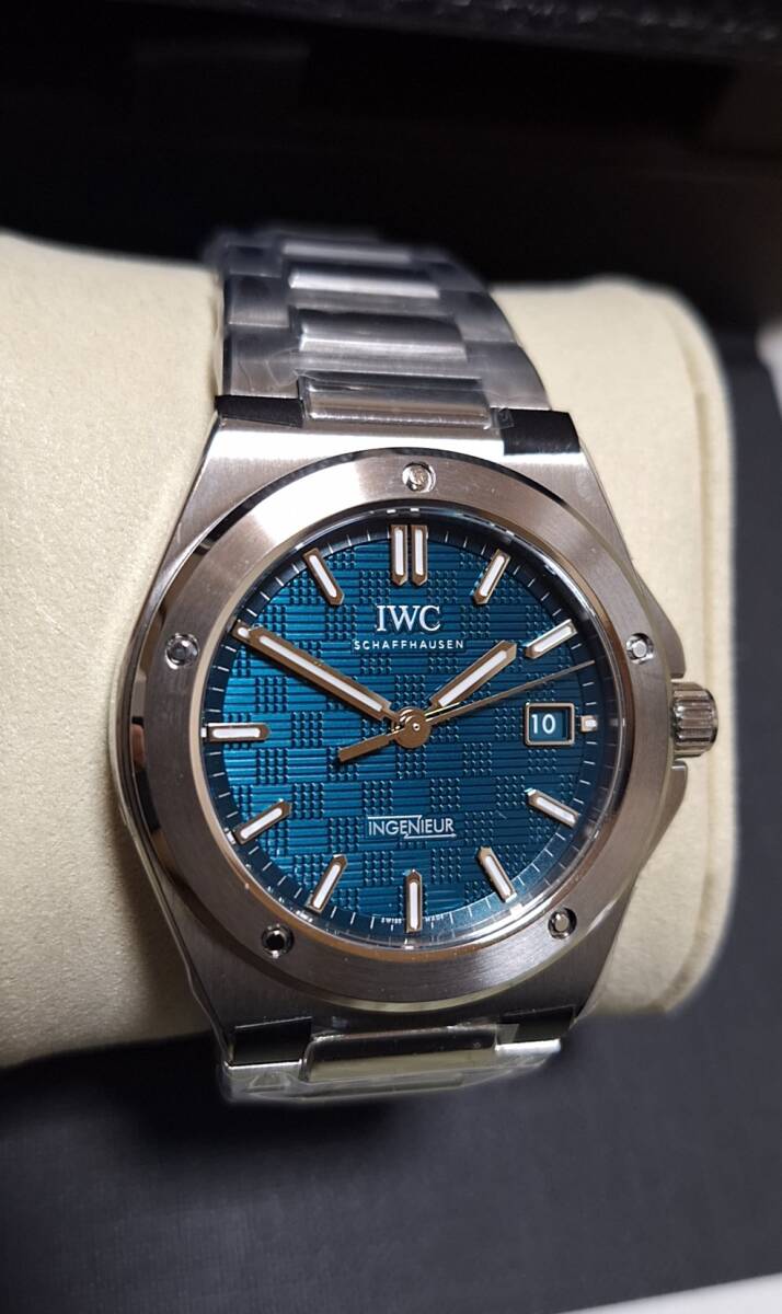 【新品】レア IWC インジュニア IW328903 グリーンアクア 40mm メンズ 腕時計 ジェネリックパーツ品の画像1