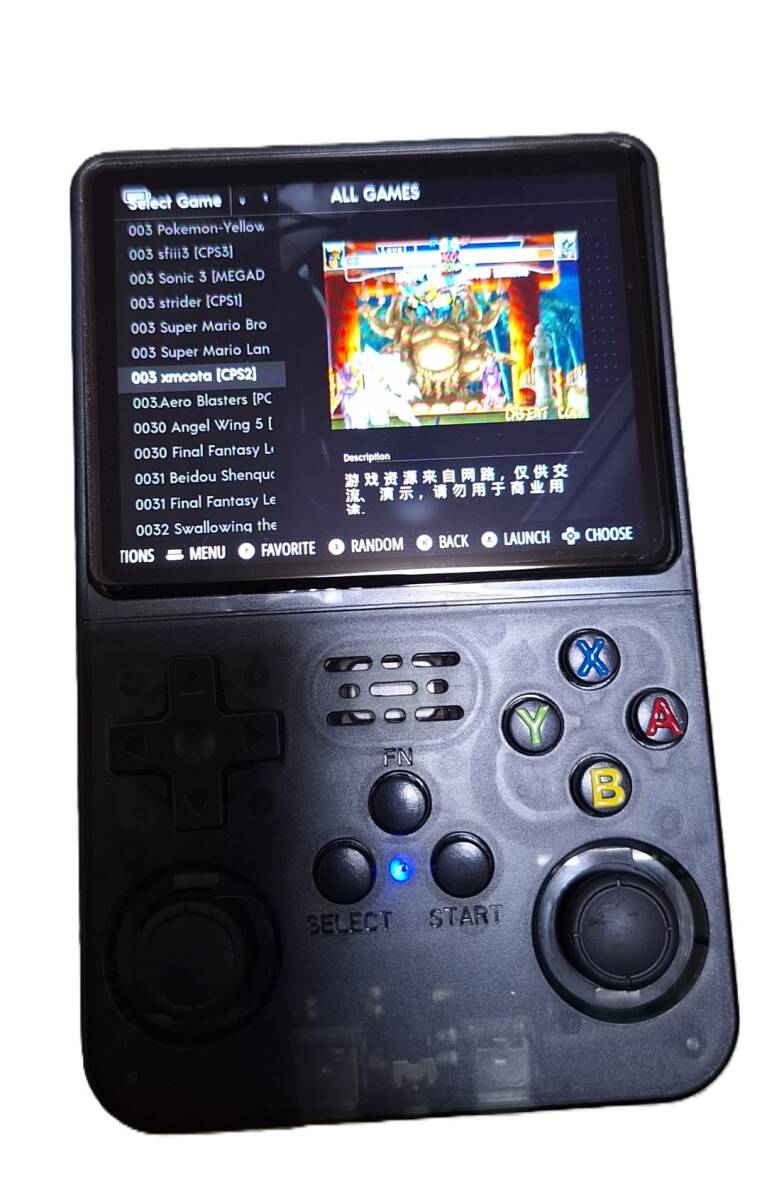 [ almost new goods ]R36S retro portable video game console 15086 kind game installing operation verification ending 