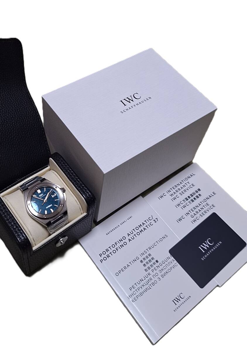 【新品】レア IWC インジュニア IW328903 グリーンアクア 40mm メンズ 腕時計 ジェネリックパーツ品の画像9