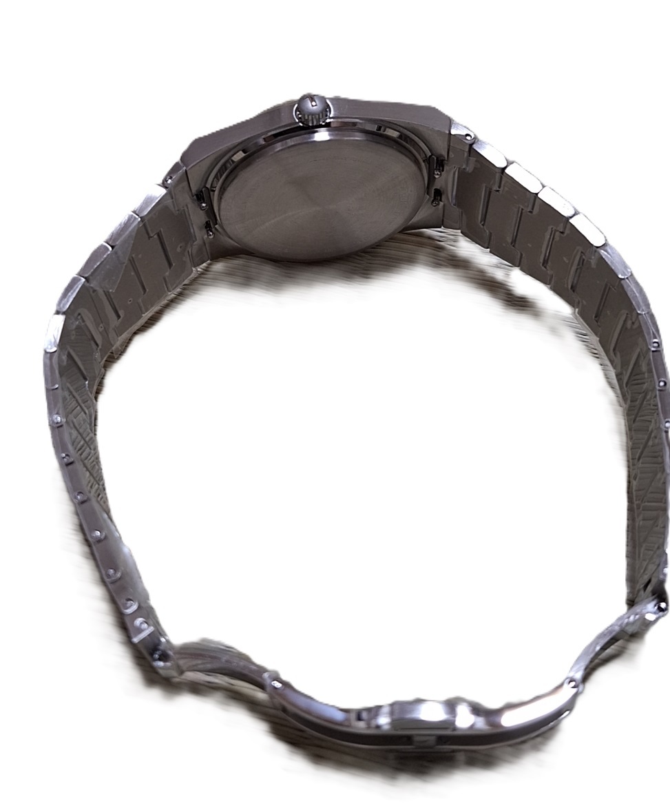 【ほぼ新品】ティソ（tissot）PRX 40mm クォーツ ダークグリーン カスタム メンズ腕時計 本体のみ_画像6