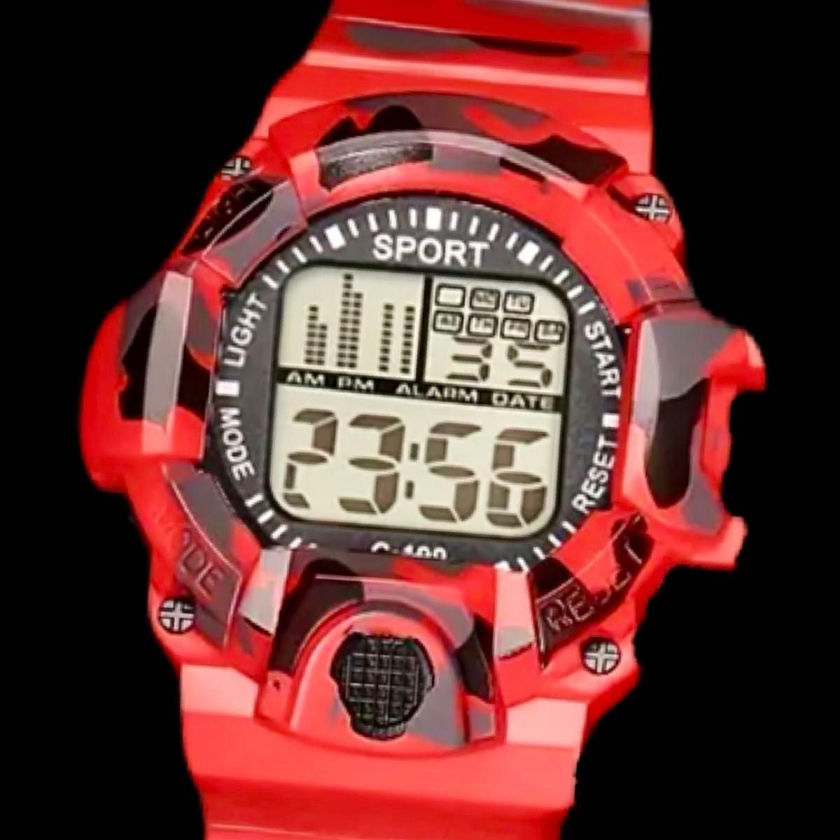 新品 SPORT WATCH デジタルウォッチ ビックフェイス メンズ 新品 SPORT WATCH デジタルウォッチ ビックフェイス メンズ