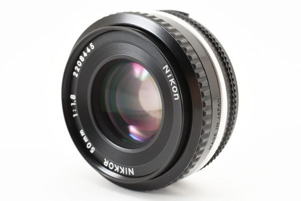人気単焦点☆ニコン Nikon Ai NIKKOR 50mm F1.8S Ai-S パンケーキの画像2