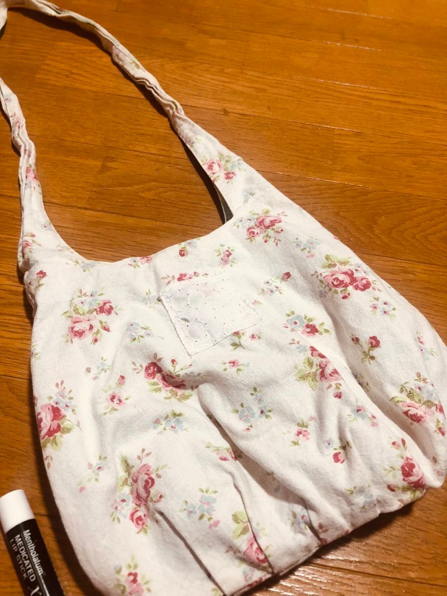 キッズ用＊ローズ柄ショルダーバッグ＊handmade＊バラ柄