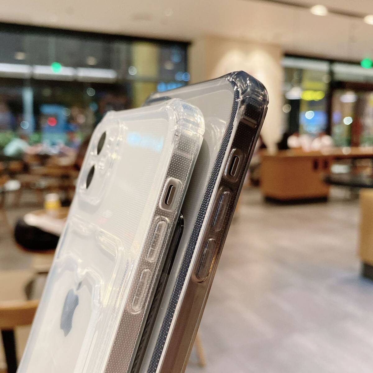 iphone14plusケース カーバー TPU 可愛　お洒落　韓国　　軽量 ケース 耐衝撃 透明　白1_画像3