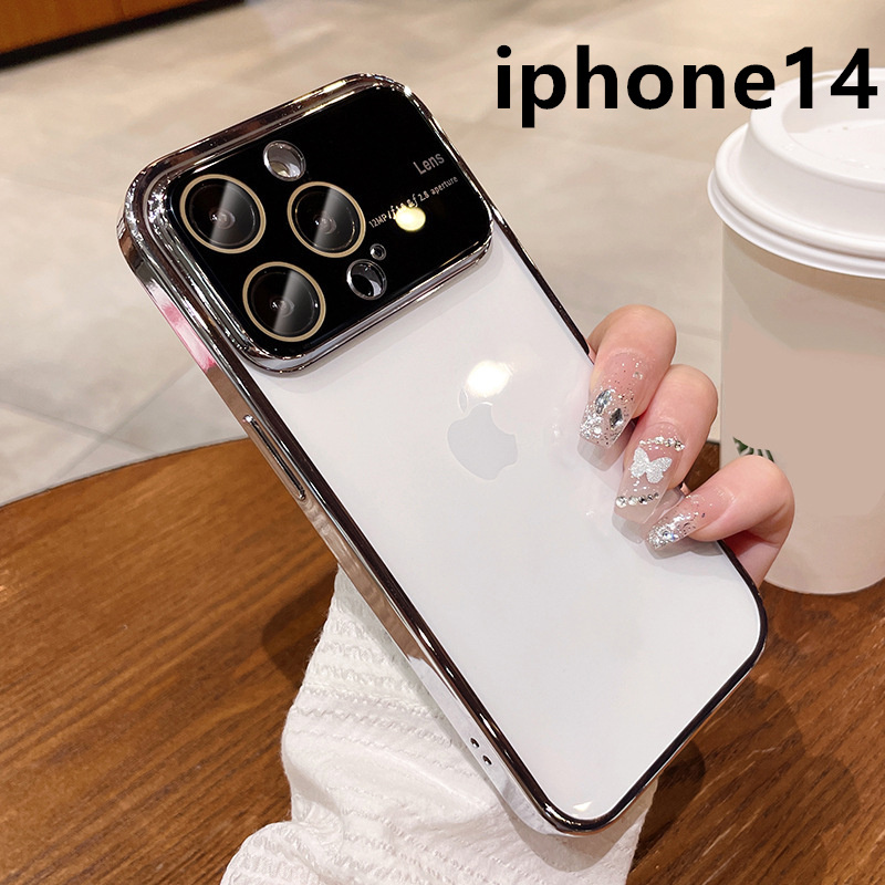 iphone14ケース カーバー TPU 可愛い　お洒落　 指紋防止 軽量 ケース 耐衝撃 ホワイト1_画像1