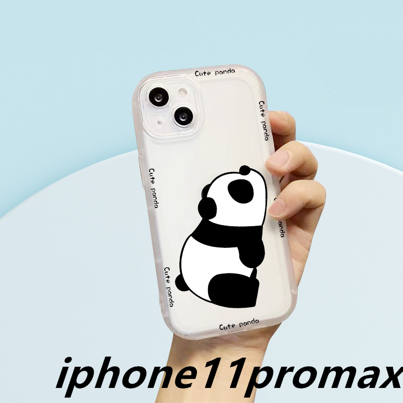 iphone11promaxケース カーバー TPU 可愛い　パンダ　お洒落　　軽量 耐衝撃 　高品質_画像1