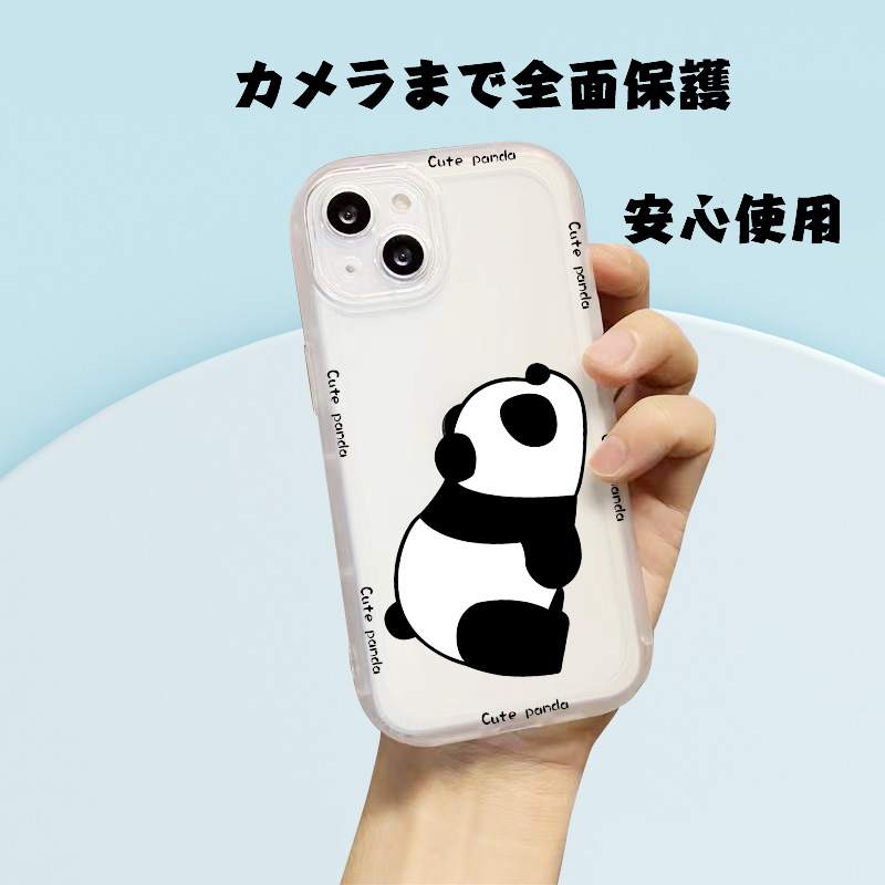 iphone12promaxケース カーバー TPU 可愛い　パンダ　お洒落　　軽量 耐衝撃 　高品質_画像3