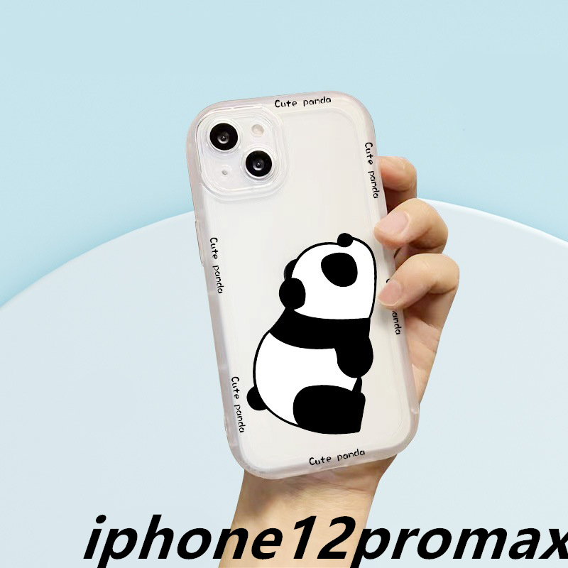 iphone12promaxケース カーバー TPU 可愛い　パンダ　お洒落　　軽量 耐衝撃 　高品質_画像1