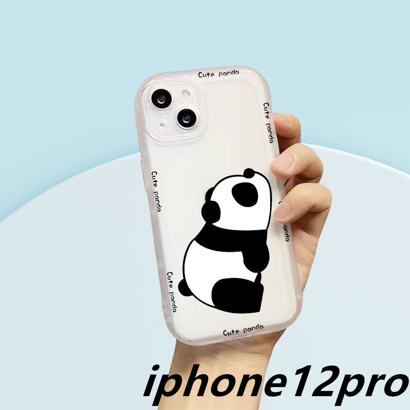 iphone12proケース カーバー TPU 可愛い　パンダ　お洒落　　軽量 耐衝撃 　高品質_画像1