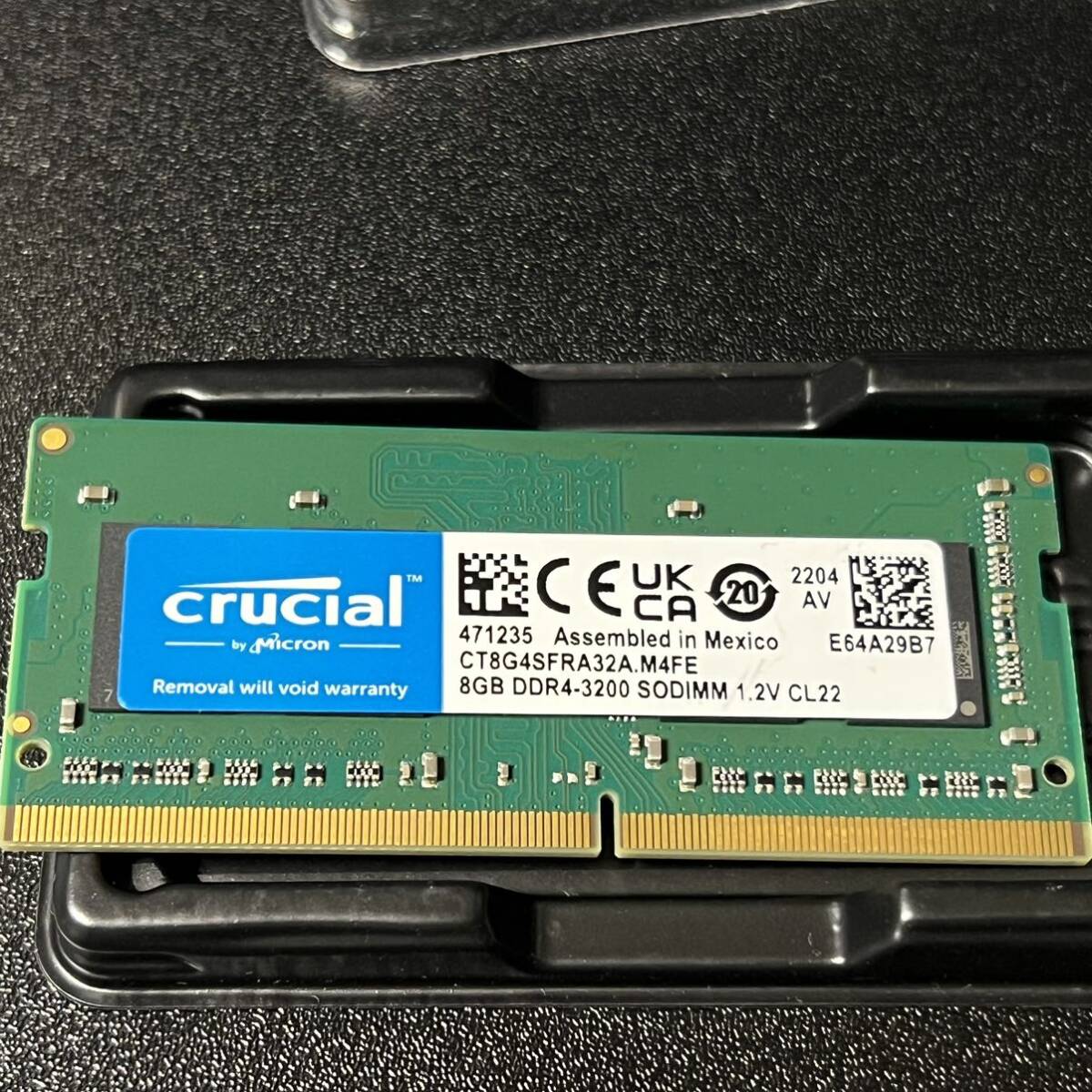 Crucial DDR4-3200 8GB SODIMM CT8G4SFRA32A 送料無料の画像2