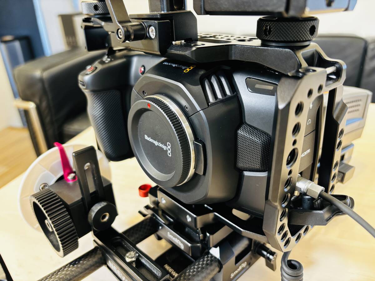 [ use frequency ultimate small ]BMPCC4K body + full lig set Blackmagic Pocket Cinema Camera 4K accessory great number! * finest quality beautiful goods *