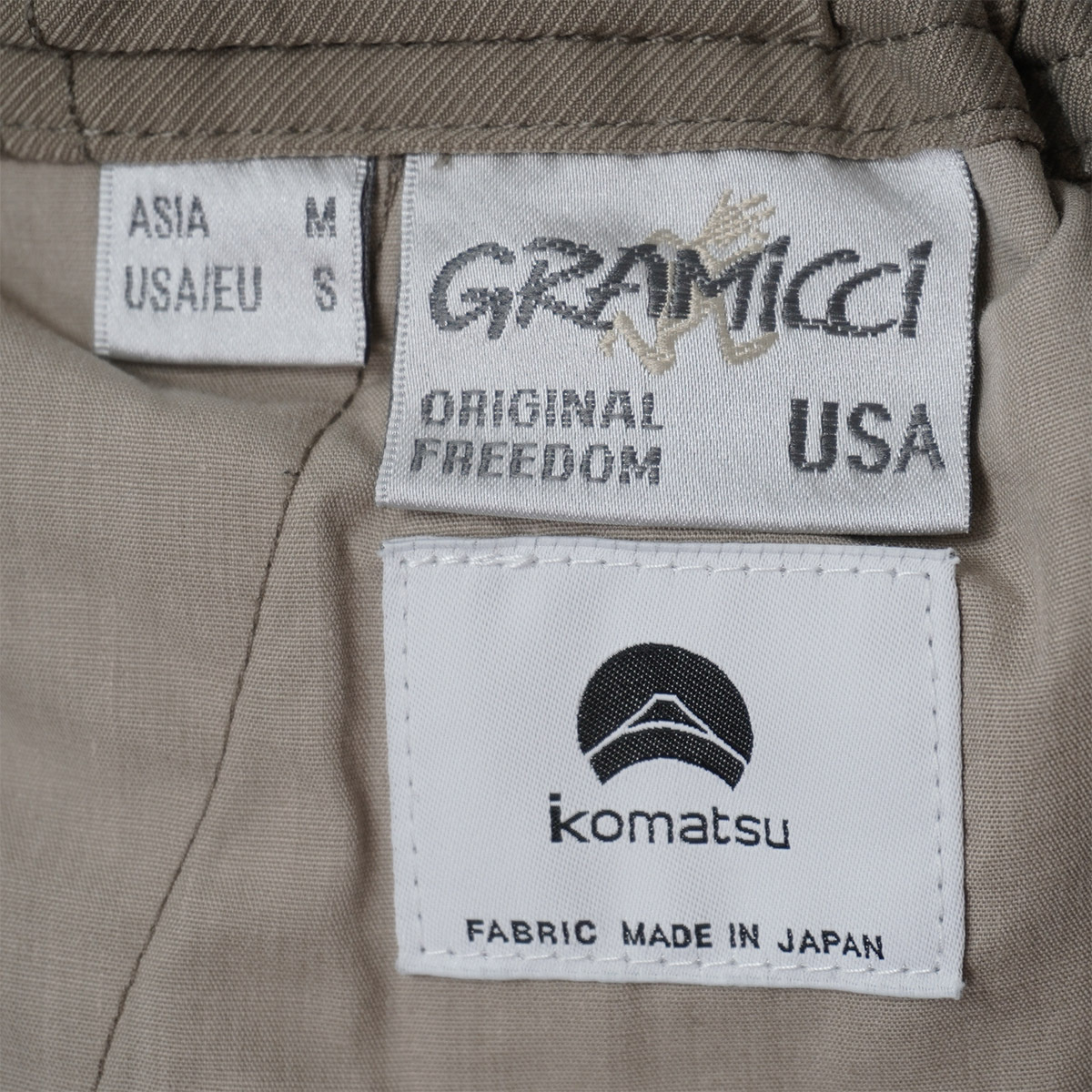 GRAMICCI × KOMATSU × BEAUTY&YOUTH 別注 パンツ【M】ベージュ グラミチ 小松マテーレ UNITED ARROWS ストレッチ ナロー GMP-20S1401_画像6