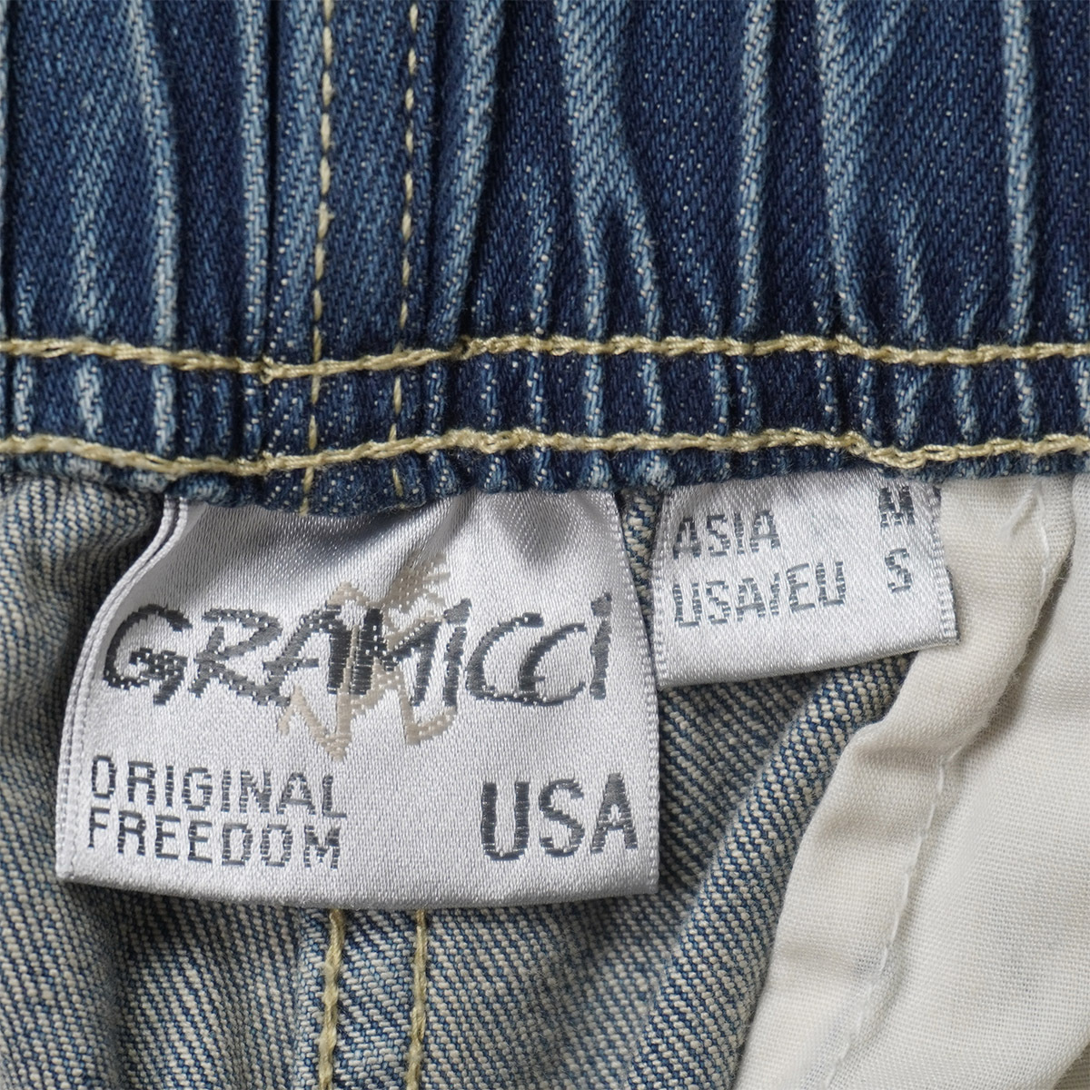 GRAMICCI × OSHMANS 別注 DENIM NN RIB PANTS【M】グラミチ GRAMICCI × OSHMANS 別注 DENIM NN RIB PANTS【M】グラミチ