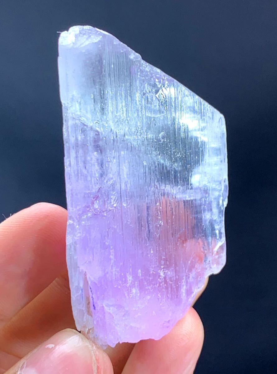 終端バイカラークンツァイトクリスタル Terminated Bicolor Kunzite Crystal From Afghanistan_画像3