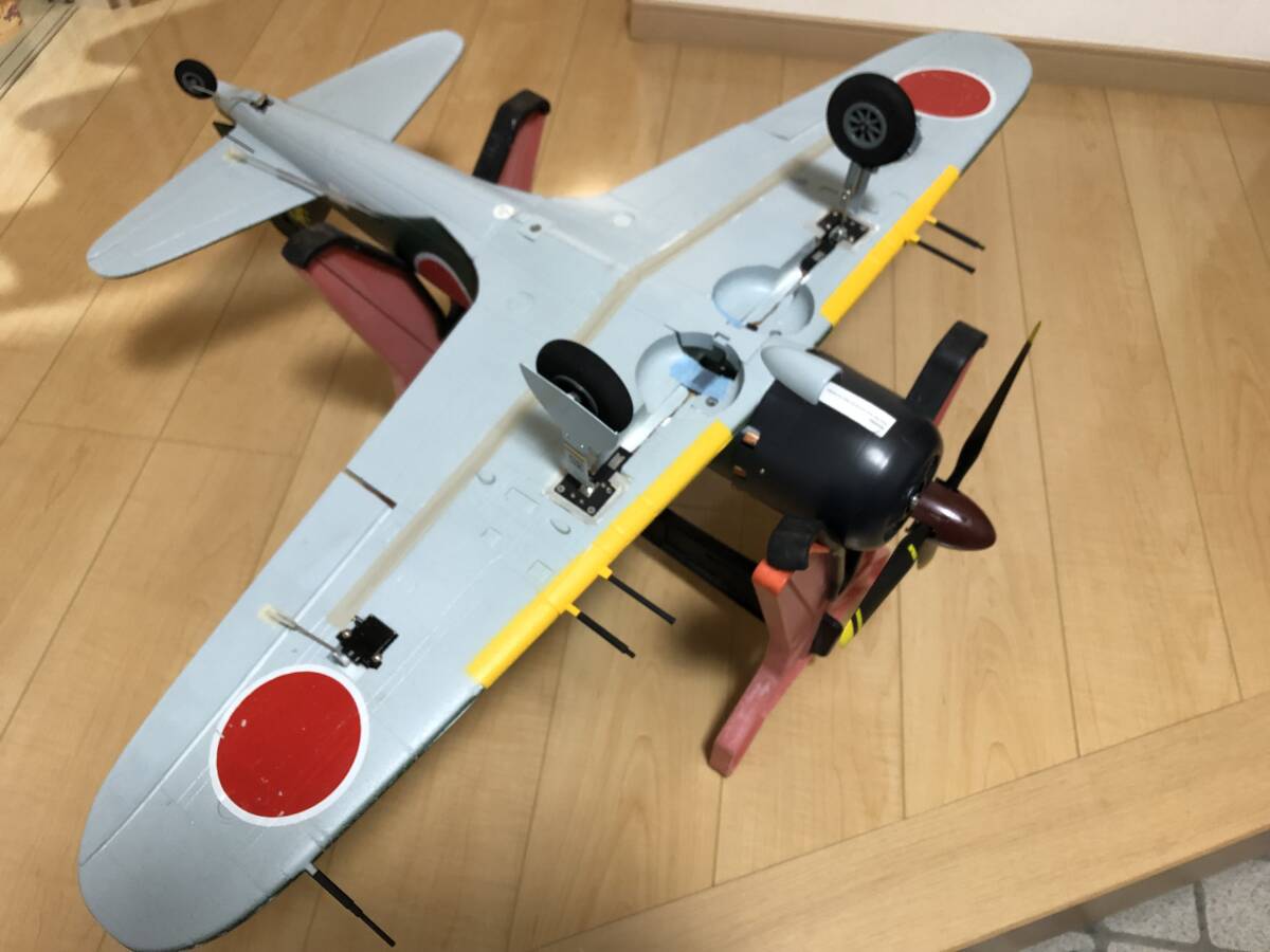  Kyosho Prima Classe (MERIT RC) electric finished machine 0 war 52 type Span 1000mm electric . included legs .3 cell not yet airplane preliminary propeller attaching 