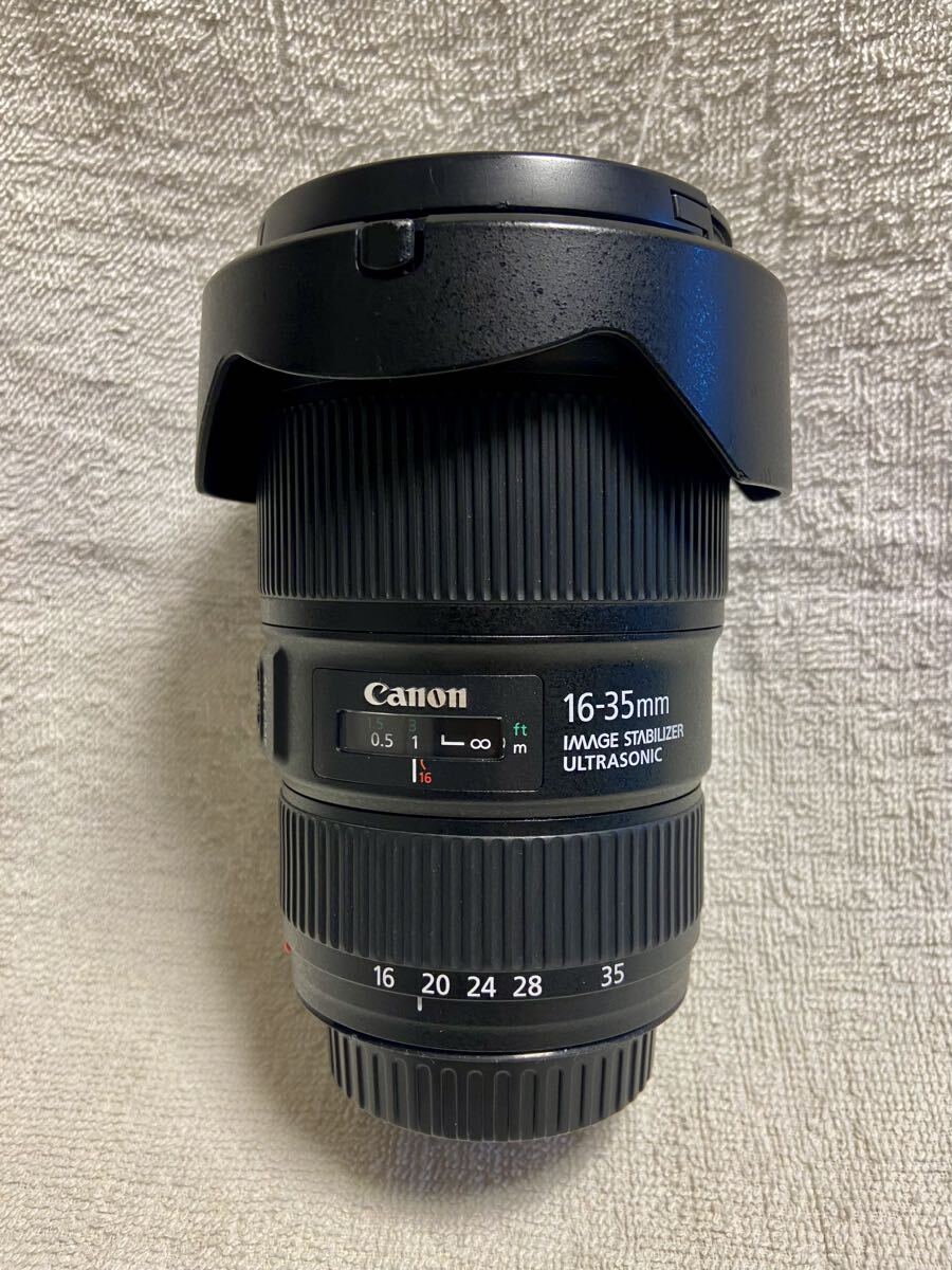 CANON ZOOM EF 16-35mm F4 L IS USM キャノン 中古美品の画像1