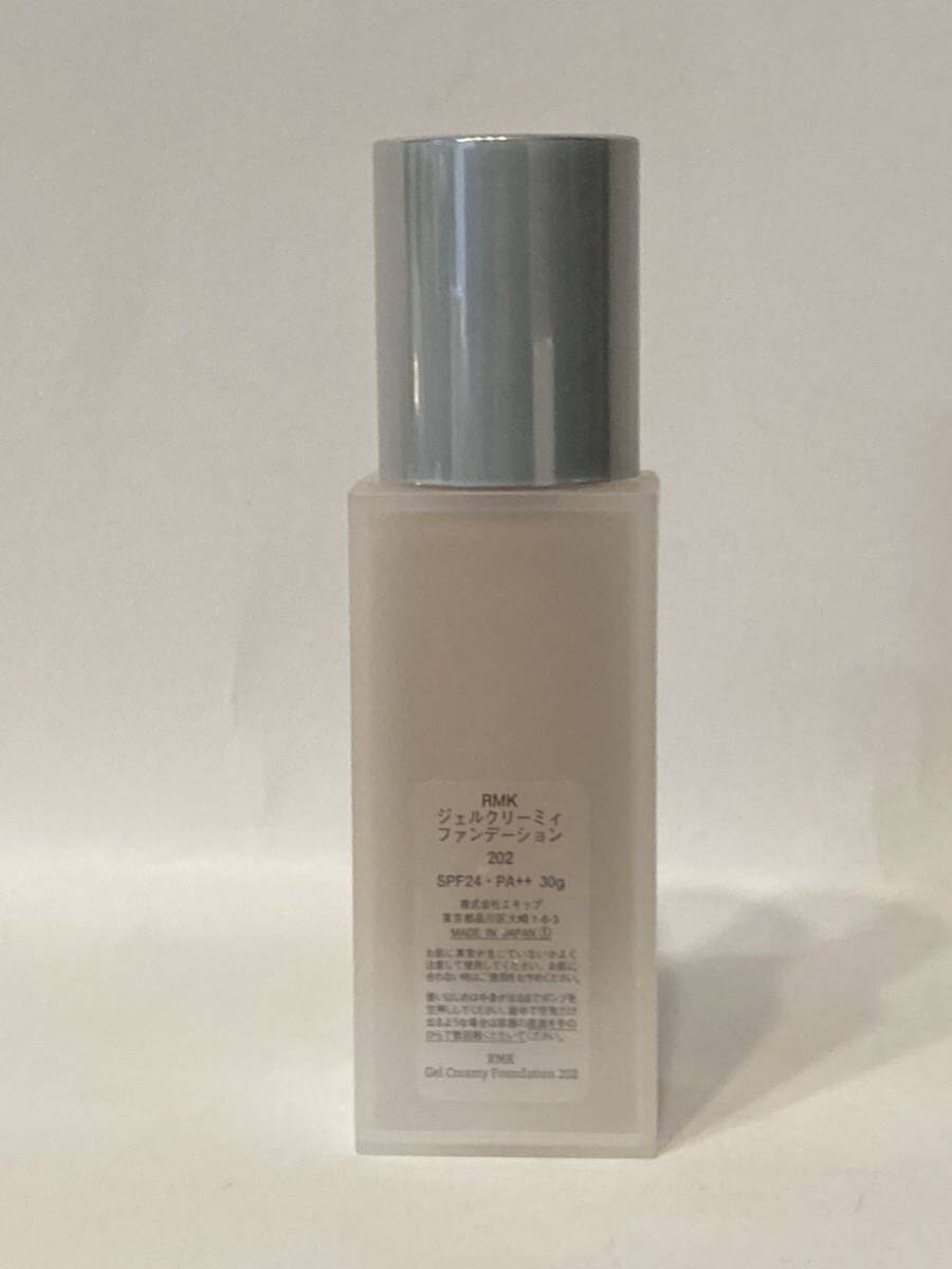 I4E061* as good as new * RMK gel creamy foundation 202 foundation 30g