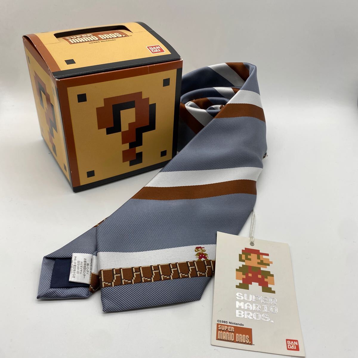  не использовался товар Super Mario Brothers галстук super mario bros. retro игра nintendo nintendo Famicom Nintendo super Mario 