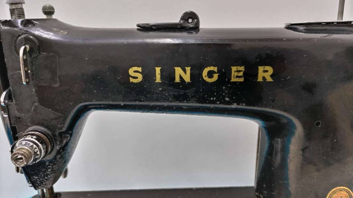 SINGER 188 シンガーミシン 工業用 職業用 鉄製 足踏みミシン 本体のみ ヴィンテージ アンティーク レトロ ※動作未確認 ジャンク扱いNO3_画像2