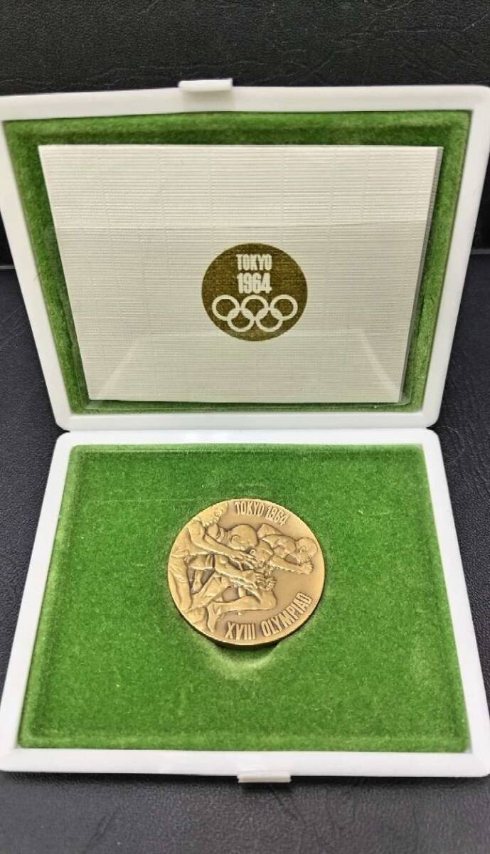 TOKYO 1964 東京オリンピック 記念メダル 銀メダル(シルバー 925)＆銅メダル(丹銅) 2点セット 昭和39年 東京五輪 ケース付き【保管品】_画像9